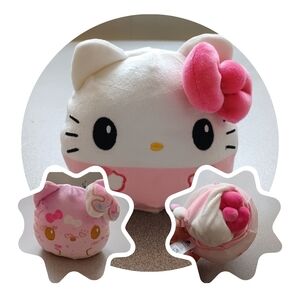 Hello Kitty Sanrio plushiverse 50th Anniversary Reversible Plush 4in